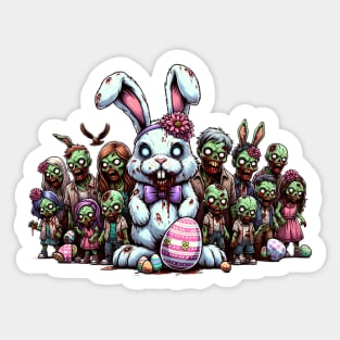 Easter Zombies Sticker